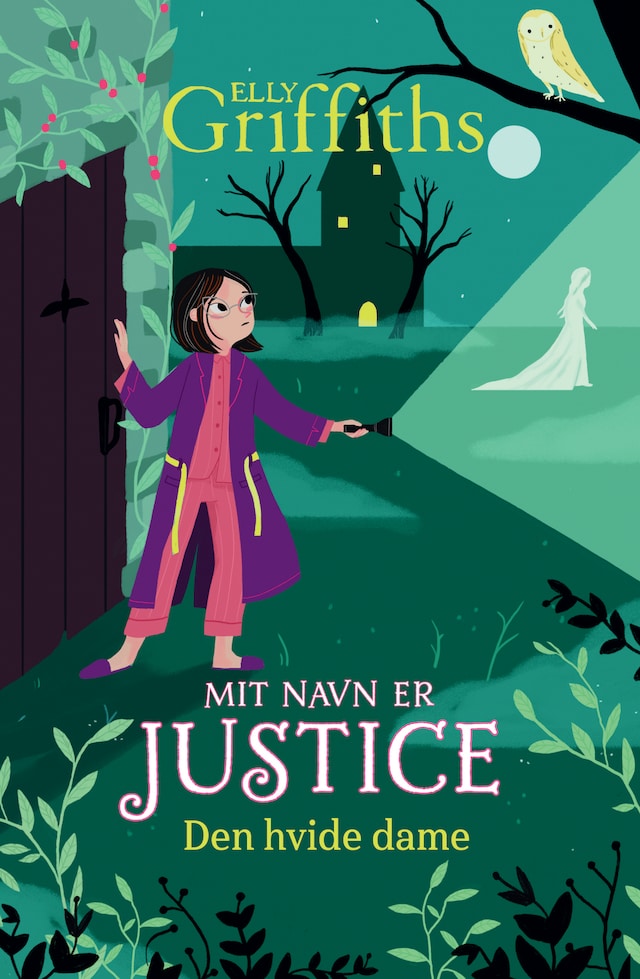 Book cover for Mit navn er Justice (3) Den hvide dame