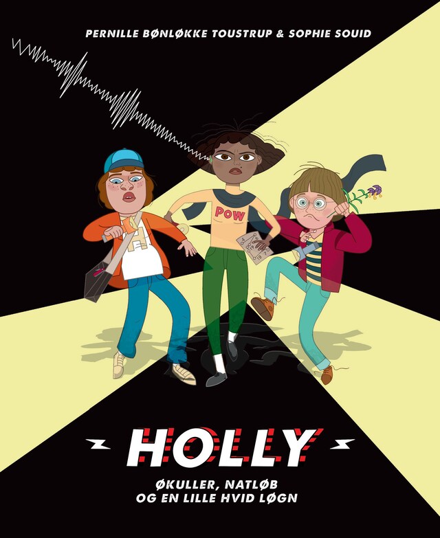 Boekomslag van Holly: Økuller, natløb og en lille hvid løgn