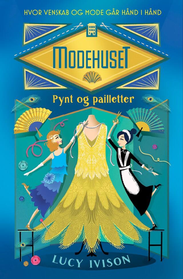 Copertina del libro per Modehuset (1) Pynt og pailletter
