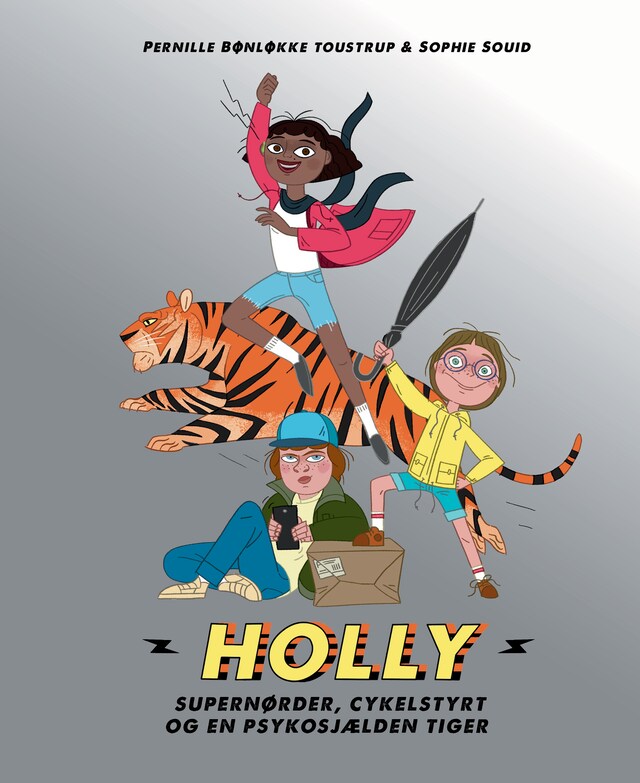 Boekomslag van Holly: Supernørder, cykelstyrt og en psykosjælden tiger