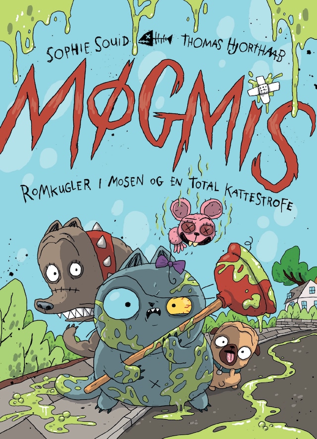 Boekomslag van Møgmis: Romkugler i mosen og en total kattestrofe