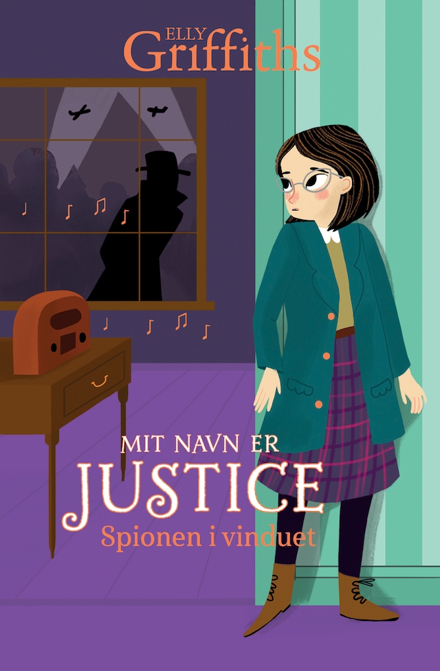 Kirjankansi teokselle Mit navn er Justice (4) Spionen i vinduet