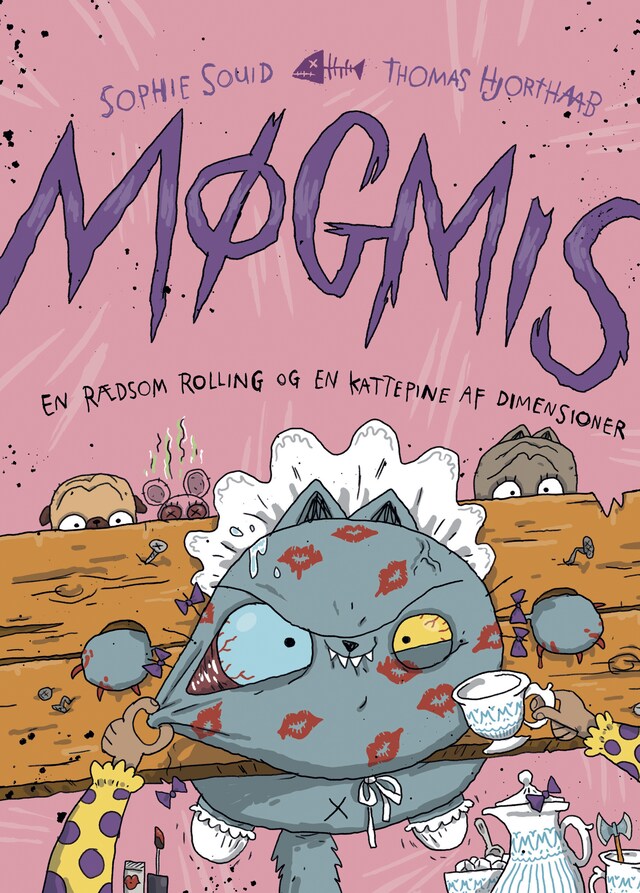 Boekomslag van Møgmis: En rædsom rolling og en kattepine af dimensioner
