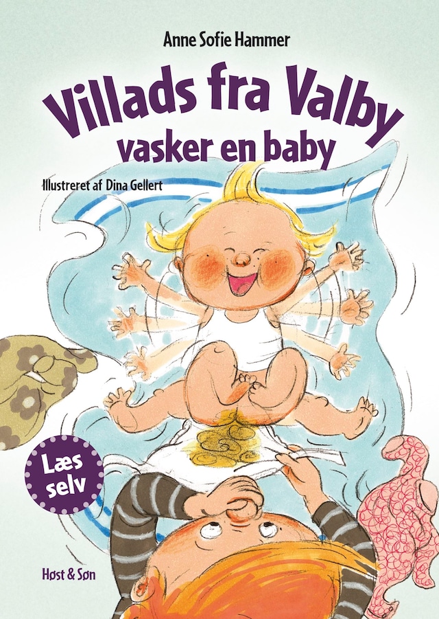 Bokomslag för Villads fra Valby vasker en baby LYT&LÆS
