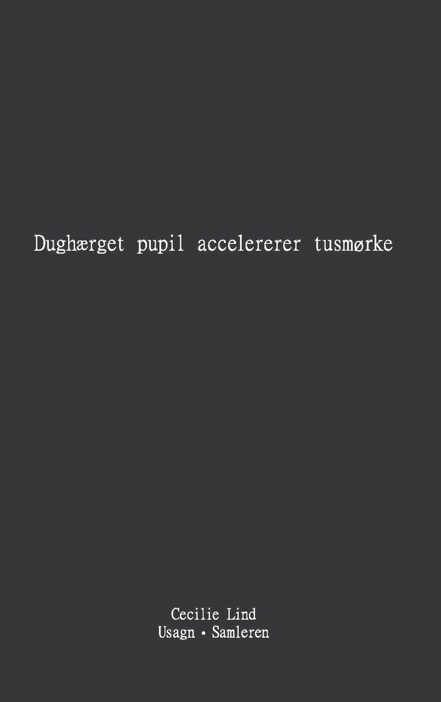 Copertina del libro per Dughærget pupil accelererer tusmørke