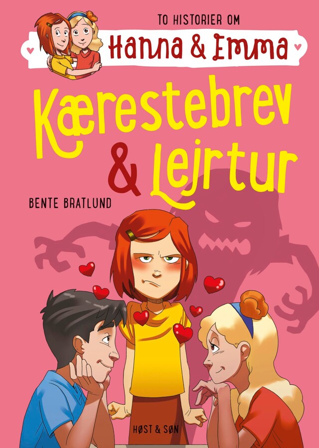 Buchcover für Kærestebrev/Lejrtur. Hanna & Emma 1
