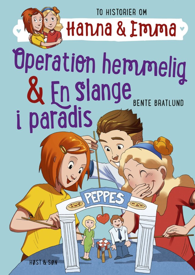 Buchcover für Operation hemmelig/En slange i paradis. Hanna & Emma 2