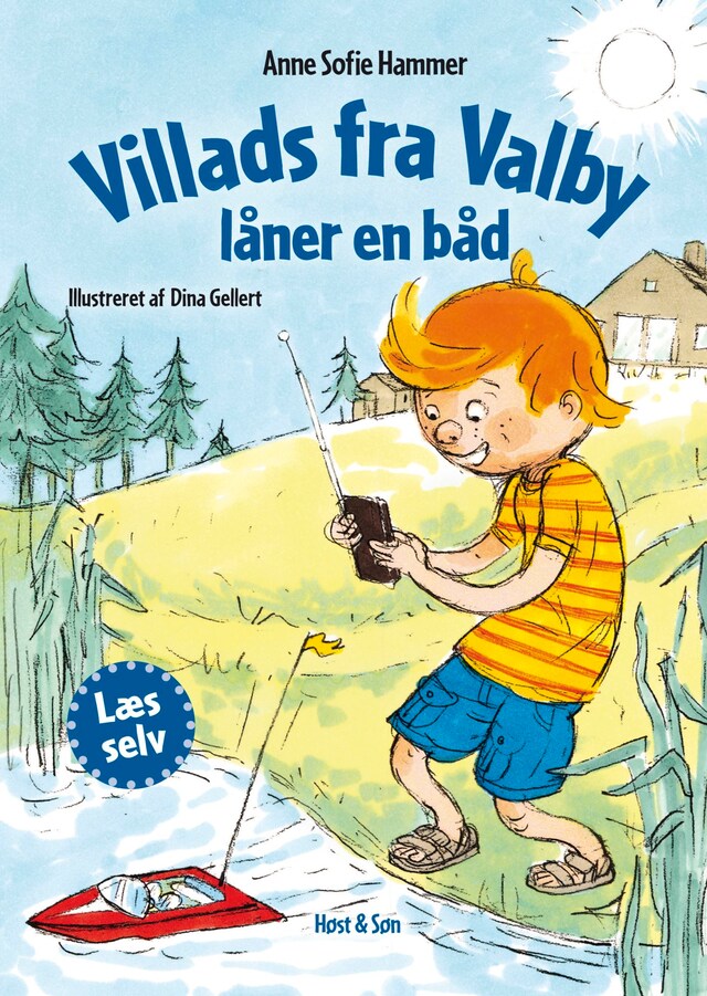 Boekomslag van Villads fra Valby låner en båd LYT&LÆS
