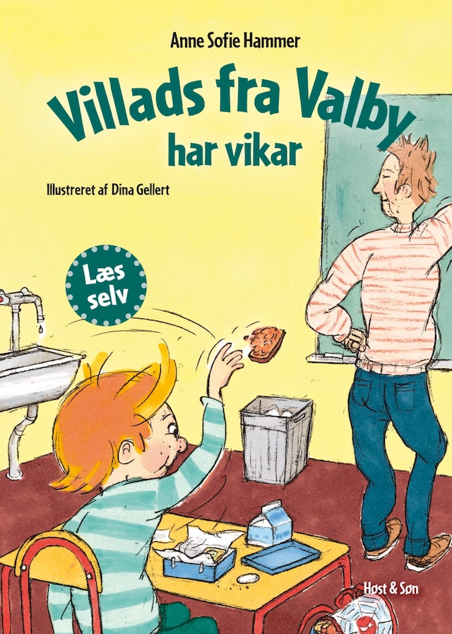 Copertina del libro per Villads fra Valby har vikar LYT&LÆS