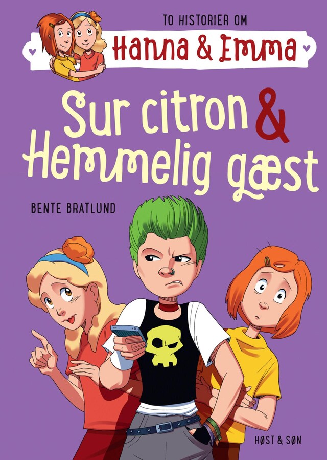 Buchcover für Sur citron/Hemmelig gæst. Hanna & Emma 4
