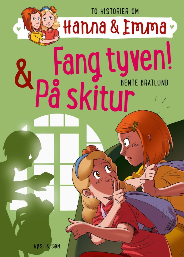 Book cover for Fang tyven/På skitur. Hanna & Emma 5