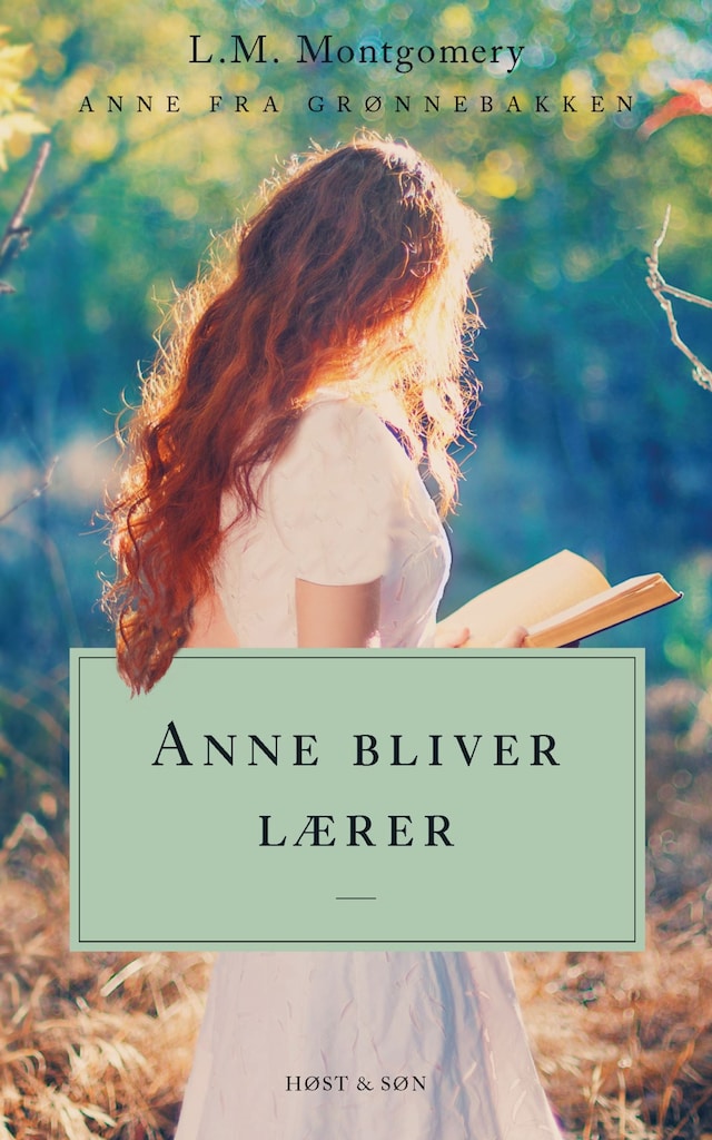 Buchcover für Anne bliver lærer. Anne fra Grønnebakken 2