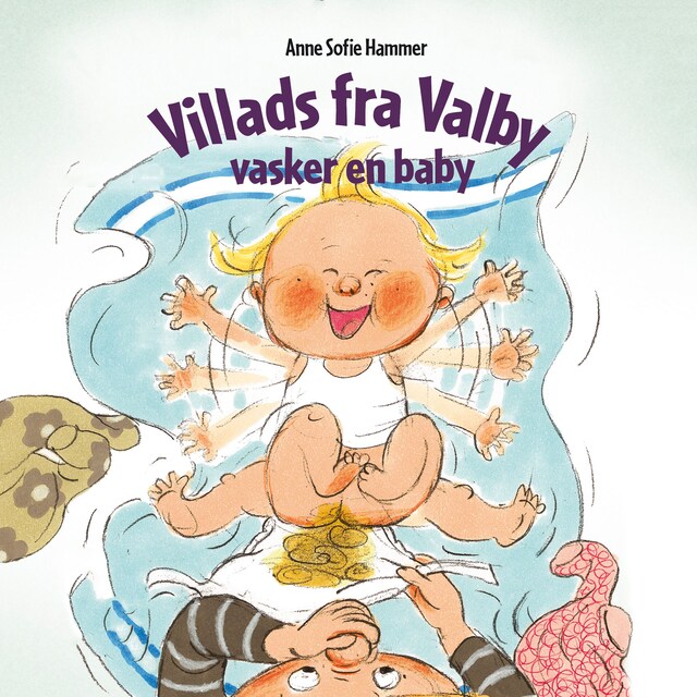 Copertina del libro per Villads fra Valby vasker en baby