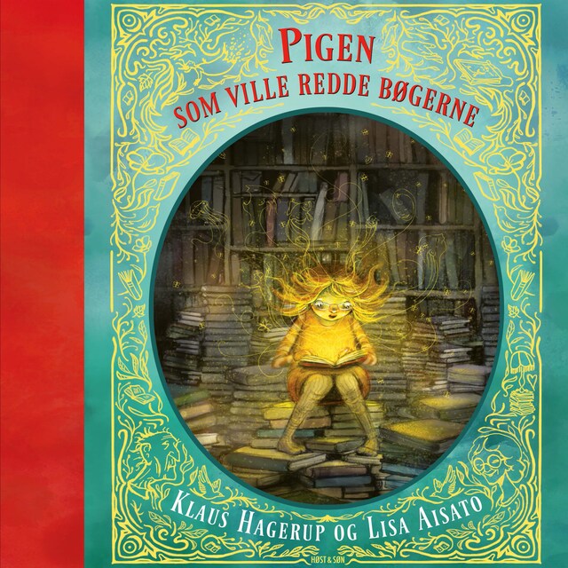 Portada de libro para Pigen som ville redde bøgerne