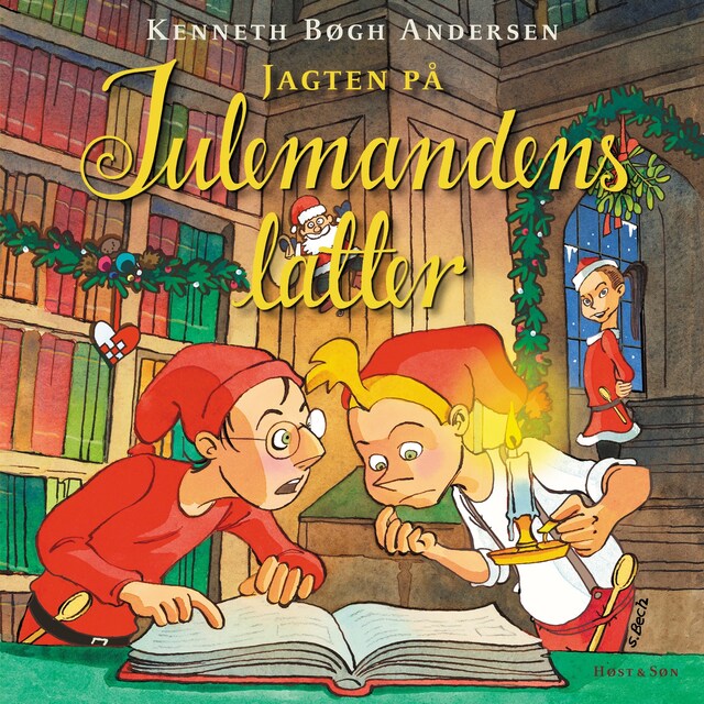 Okładka książki dla Jagten på julemandens latter