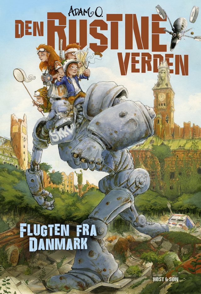 Book cover for Den Rustne Verden - Flugten fra Danmark