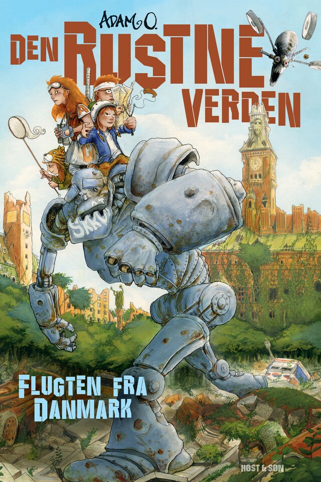 Book cover for Den Rustne Verden 1 - Flugten fra Danmark