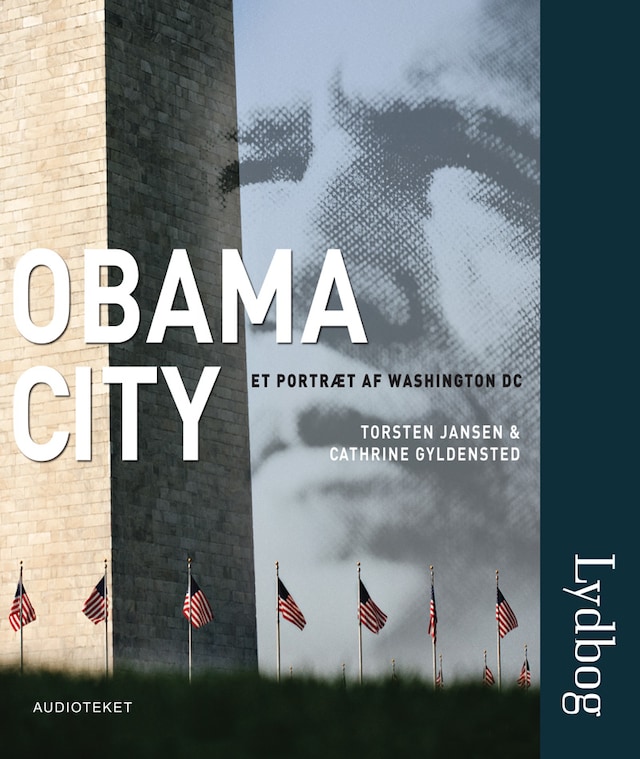 Okładka książki dla Obama City. Et portræt af Washington DC