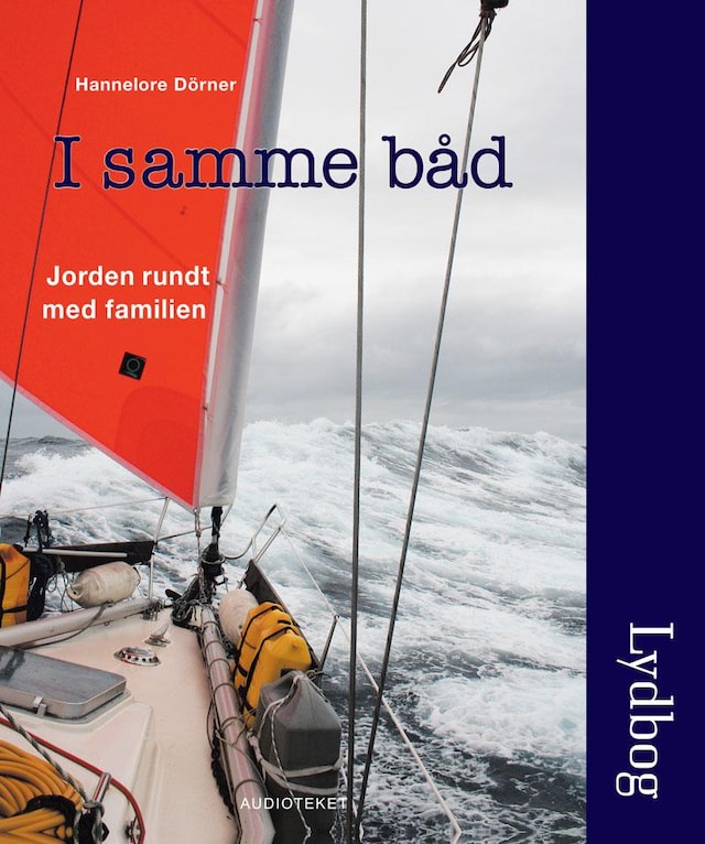 Book cover for I samme båd - jorden rundt med familien