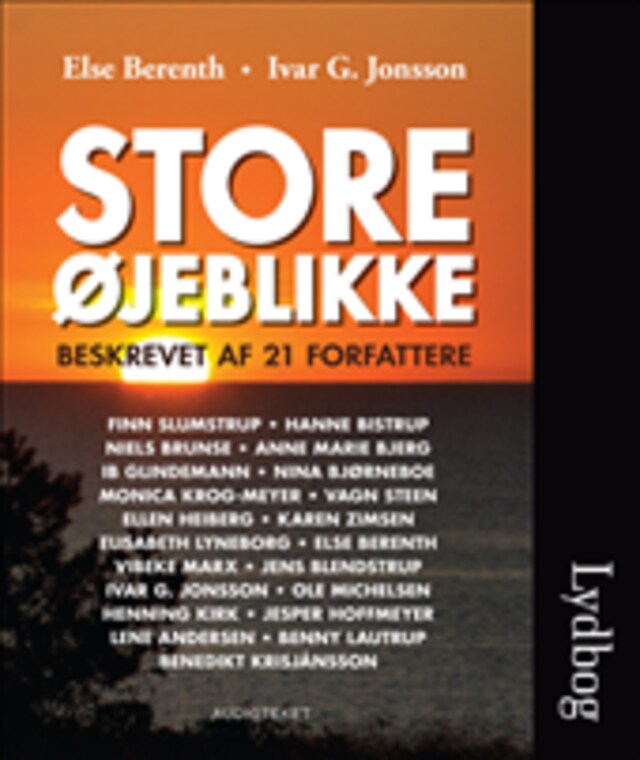 Couverture de livre pour Store øjeblikke - beskrevet af 21 forfattere