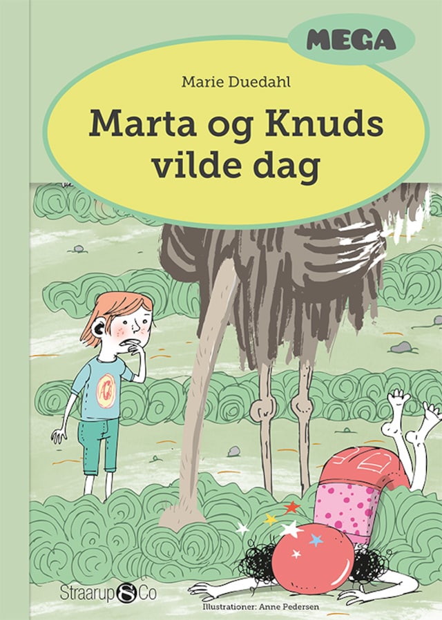 Book cover for Marta og Knuds vilde dag