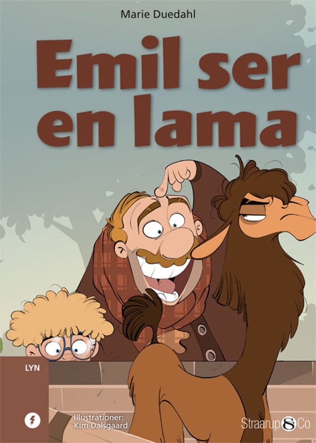 Bokomslag för Emil ser en lama