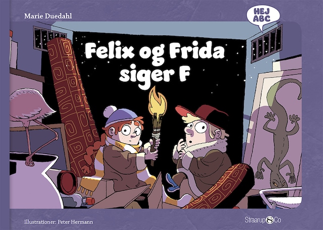 Couverture de livre pour Felix og Frida siger F