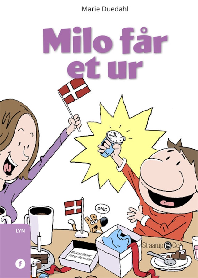 Book cover for Milo får et ur