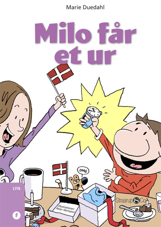 Portada de libro para Milo får et ur