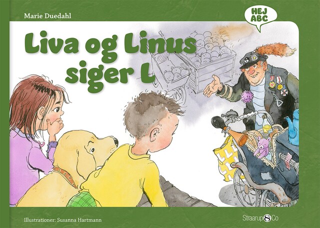 Couverture de livre pour Liva og Linus siger L
