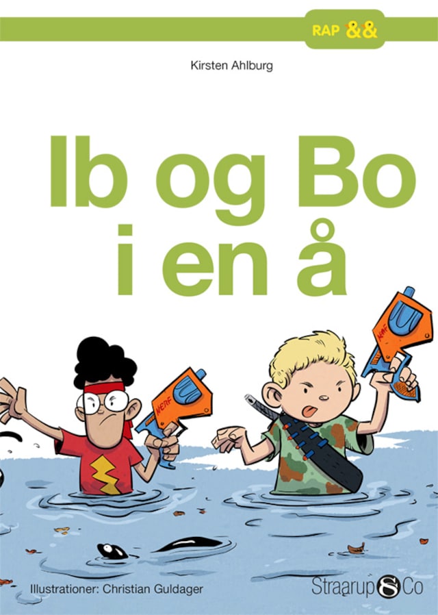 Book cover for Ib og Bo i en å