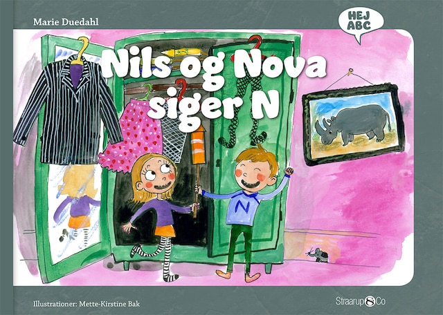 Buchcover für Nils og Nova siger N