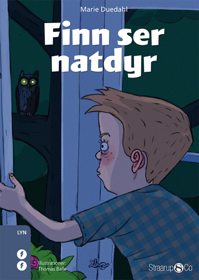 Book cover for Finn ser natdyr