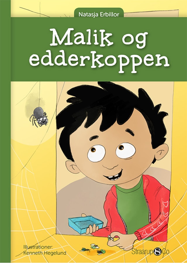 Book cover for Malik og edderkoppen