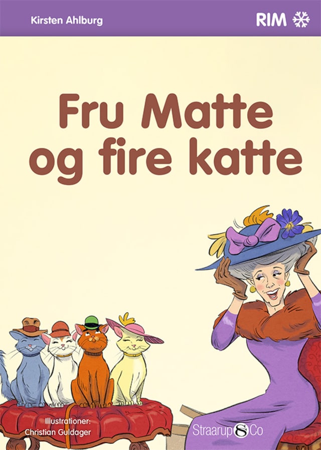 Book cover for Fru Matte og fire katte
