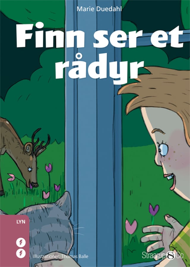 Book cover for Finn ser et rådyr