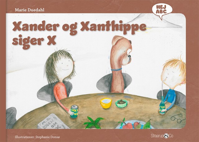 Couverture de livre pour Xander og Xanthippe siger X