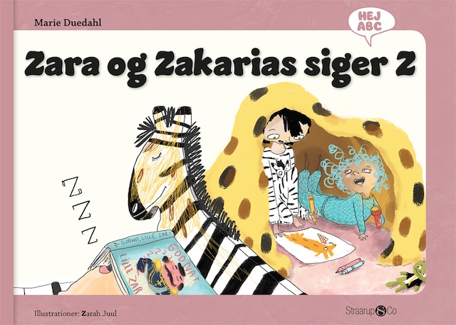 Couverture de livre pour Zara og Zakarias siger Z