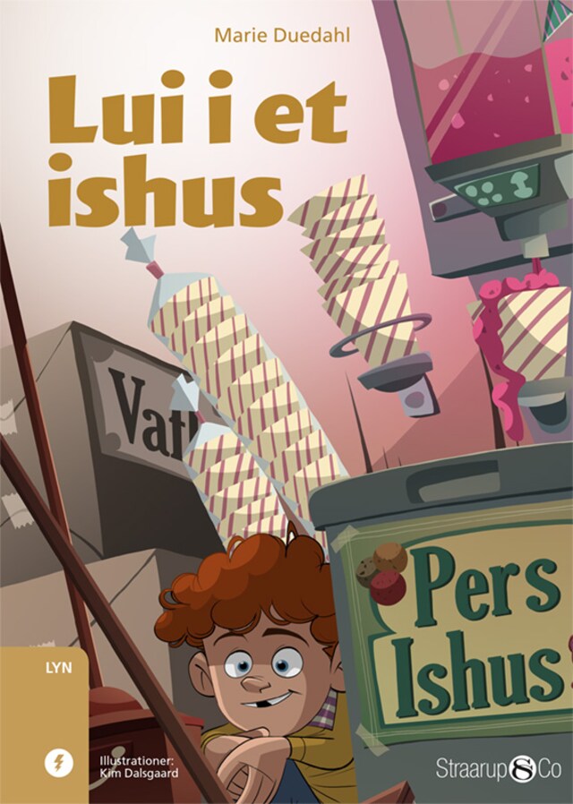 Boekomslag van Lui i et ishus
