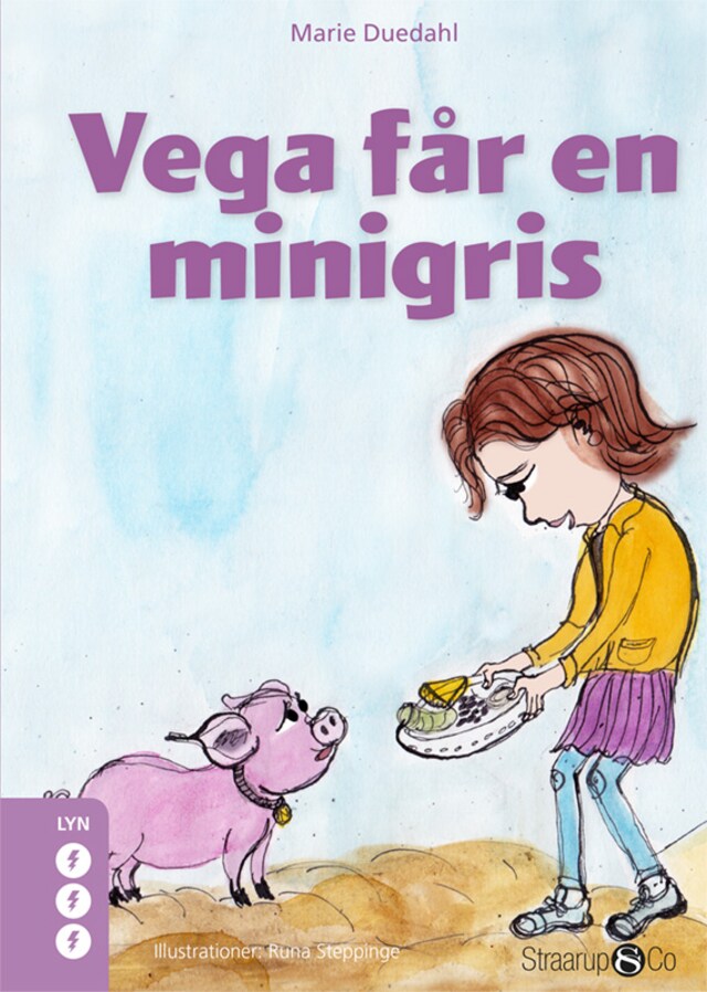 Book cover for Vega får en minigris