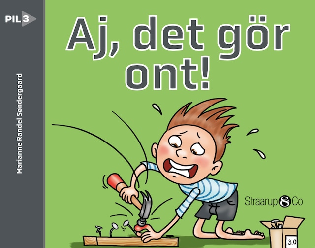 Buchcover für Aj, det gör ont! (svensk)