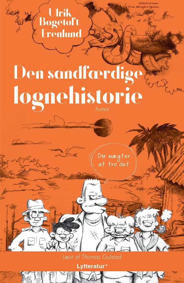 Book cover for Den sandfærdige løgnehistorie
