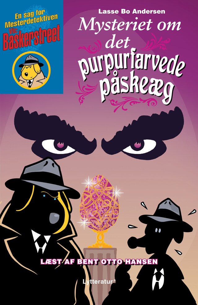 Book cover for Mysteriet om det purpurfarvede påskeæg