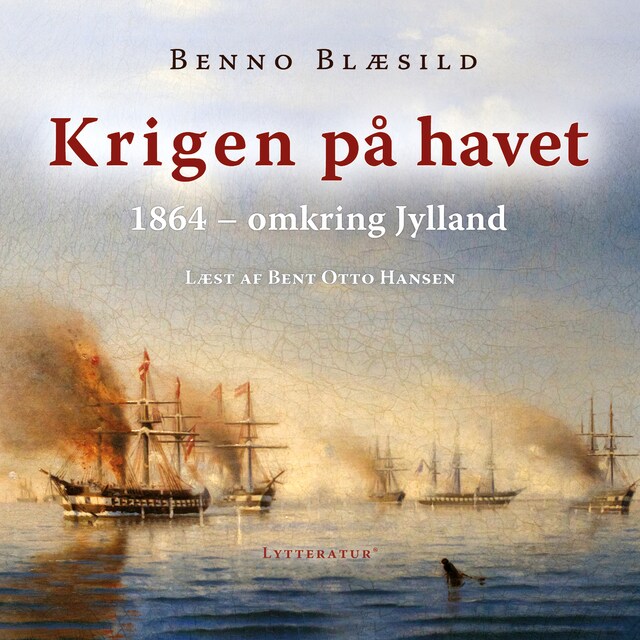Book cover for Krigen på havet omkring Jylland 1864