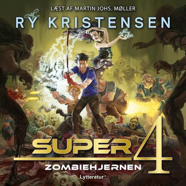 Book cover for Super 4 - Zombiehjernen