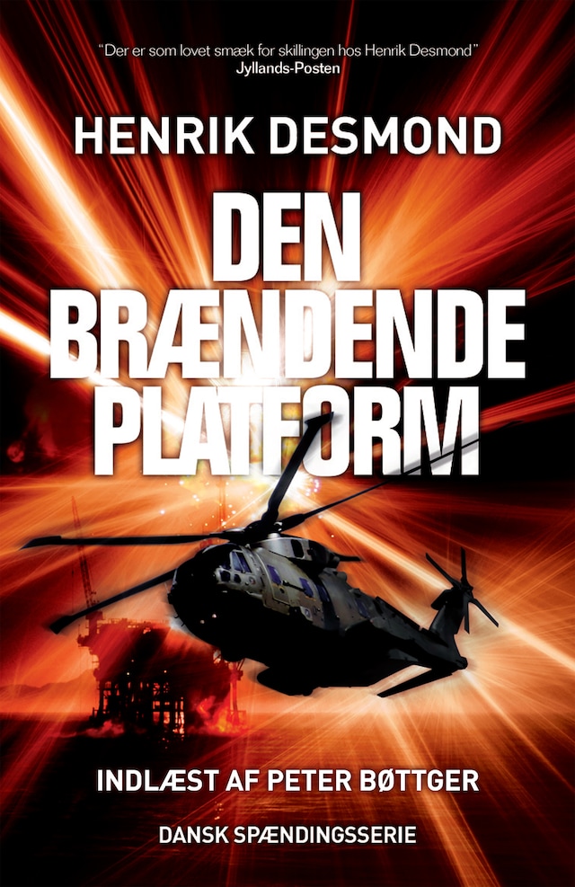 Book cover for Den brændende platform