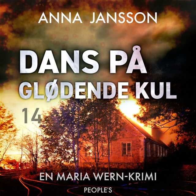 Book cover for Dans på glødende kul