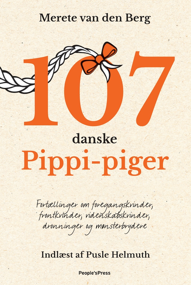 Book cover for 107 danske Pippi-piger