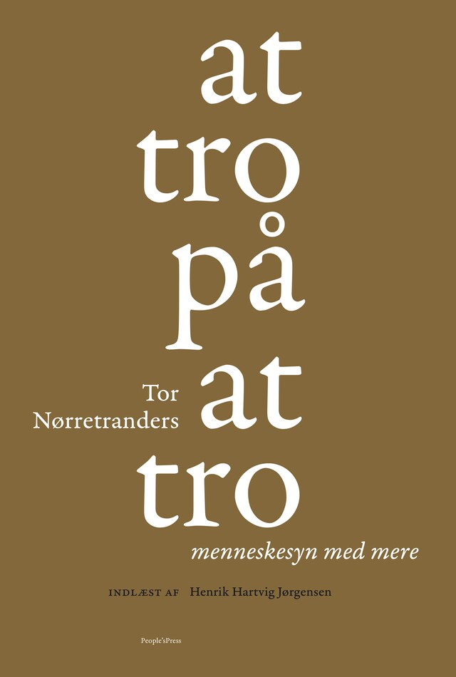 Book cover for At tro på at tro