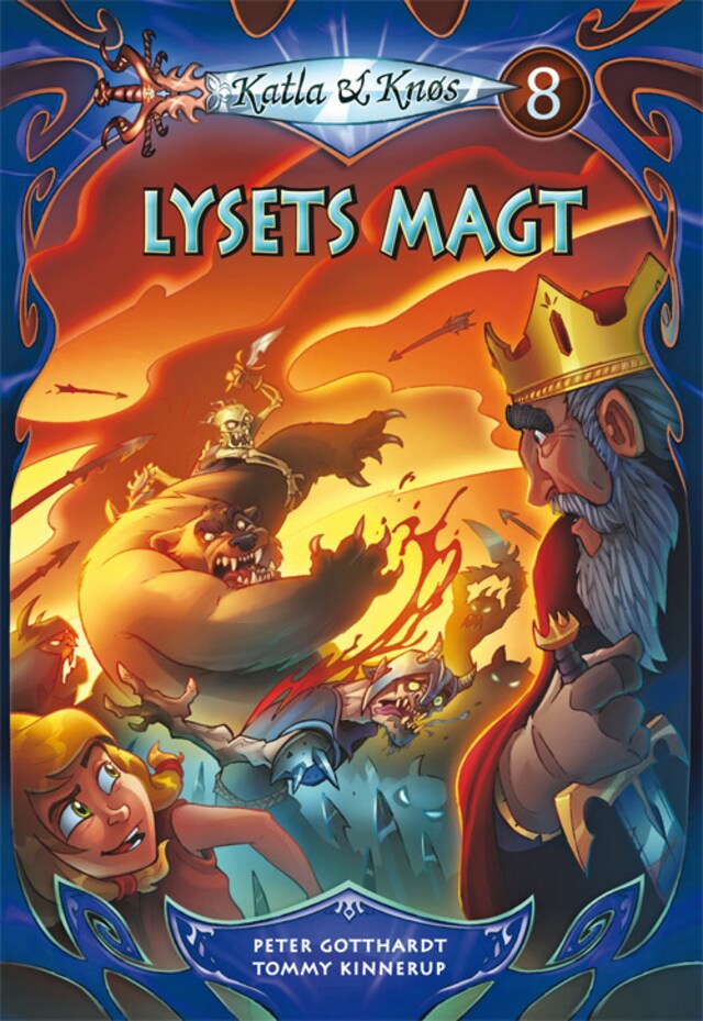 Book cover for Katla og Knøs 8: Lysets magt